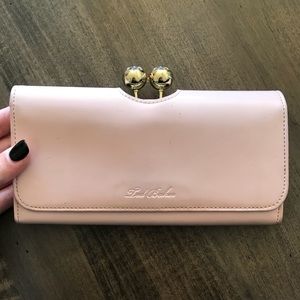 Ted Baker light pink wallet